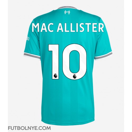 Camiseta Liverpool Alexis Mac Allister #10 Tercera Equipación 2025-26 manga corta Camiseta Liverpool Alexis Mac Allister #10 Tercera Equipación 2025-26 manga corta